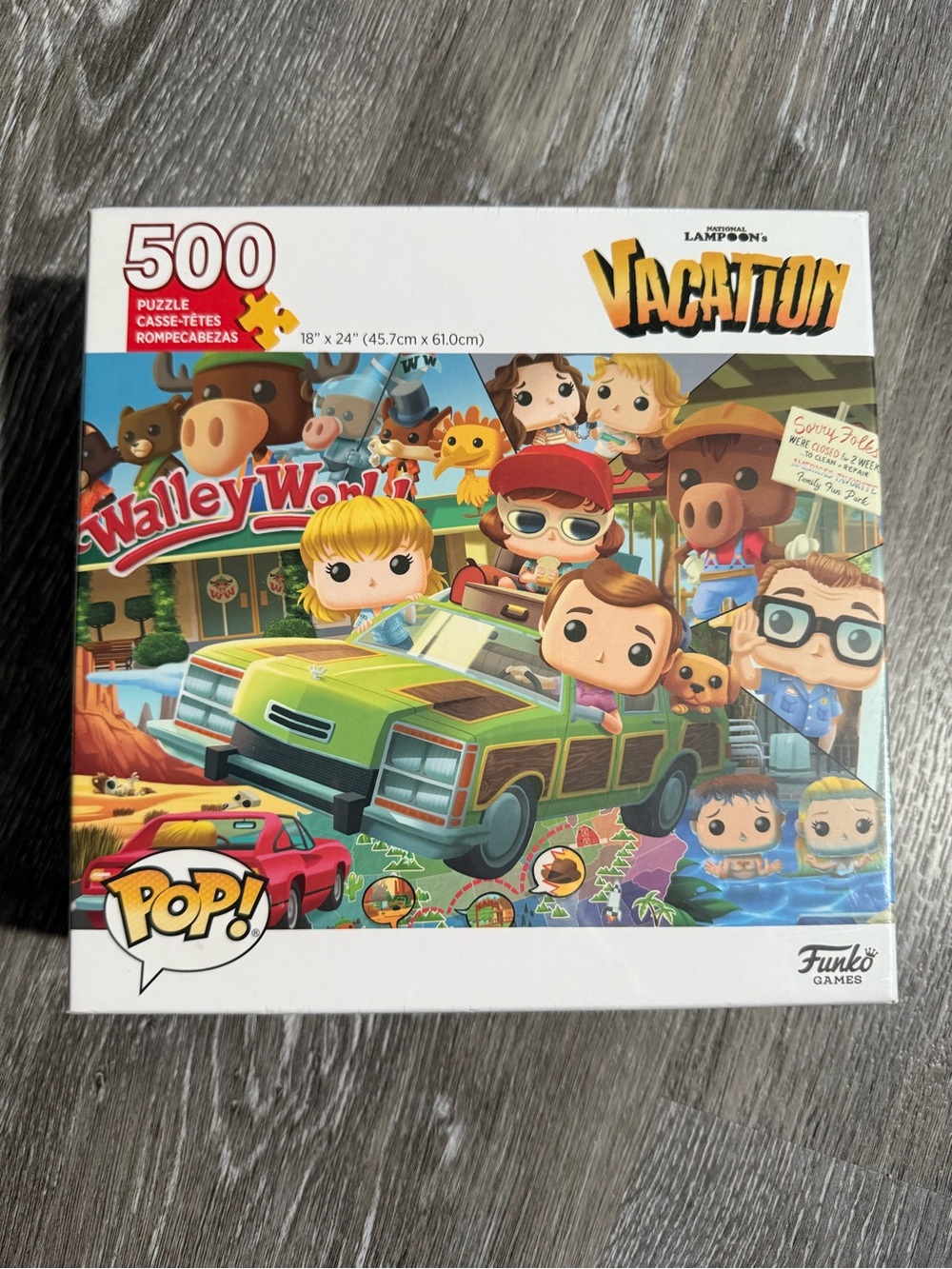 Funko Pop! 500-Piece Puzzle - Vacation Wally World National Lampoon‘s brand new